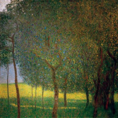 Fruit Trees at Lake Attersee by Gustav Klimt